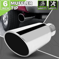 thumbnail image 2 of 3" inlet 4" outlet 7" length Dual Wall Round 304 Stainless Steel Exhaust Tip NEW, 2 of 10