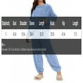 thumbnail image 2 of Cyglowse Womens Pajama Sets Fuzzy Pajamas Winter Warm Loungewear Soft Fleece Pjs 2 Piece Lady Plush Sleepwear Lounge Sets Dark Gray One Size, 2 of 5
