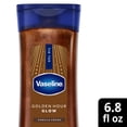 thumbnail image 3 of Vaseline Glazed and Glisten Golden Hour Glow Vanilla Cocoa Shimmering Body Gel Oil with Ultra-Hydrating Lipids and 100% Pure Cocoa Butter, 6.8 fl oz, 3 of 12