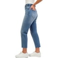 thumbnail image 2 of Jordache Womens High Rise Paperbag Straight Jean, 2 of 3