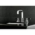 thumbnail image 2 of Fauceture FSC8961DKL Kaiser Widespread Bathroom Faucet with Pop-Up Drain, Polished Chrome, 2 of 5