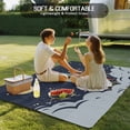 thumbnail image 4 of Cartoon Outdoor Rug for Patio/Deck/Porch, Non-Slip Large Area Rug 6 x 9 Ft, Moon Stars Modern Art Indoor Outdoor Rugs Washable Area Rugs, Reversible Camping Rug Carpet Runner, 4 of 8