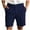 #01Navy, variant on yoeyez Mens Shorts Casual Big And Tall,Man Solid-Color Casual Shorts With Pocket Cotton-Linen Button Zipper Shorts Half Shorts Pants Relaxed Fit Work Wear Black,S