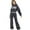 Grey, variant on NAFUU Stylish Girls Outfits Sets Trendy Street Dance Letter Print Long Sleeve T Shirt And Wide Leg Pants 2 Piece Outfit Casual School Party Sports Wear Leisure Versatile 7-8 Years
