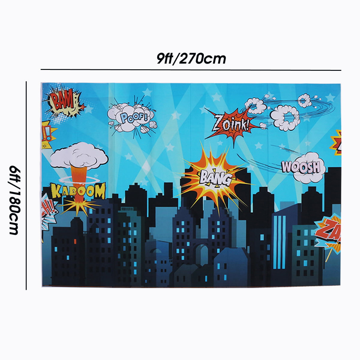 5x7ft/6x9ft Superhero Photography Background Backdrop Photo Children Picture 