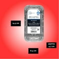 Mainstays Aluminum Mini Loaf Pans, 5 Count Disposable for Easy Cleaning