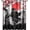 Vintage Japanese Samurai, variant on Japanese Crane Blackout Curtains - Watercolor Japanese Landscape Mount Fuji Red Sun Cherry Blossom Grommet Window Curtain Set Energy Saving Thermal Insulated Drapes for Living Room,2 Panels 45L x 21W