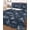 Dark Blue Light Blue, variant on Twin XL Quilt Bedding Set, Nautical Ship Reversible Summer Quilt 3 Pieces, Retro Coastal Ocean Lighthouse Mountain Map Lightweight Bedspreads Coverlets with 2 Pillow Shams for All Seasons