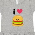 thumbnail image 4 of Inktastic I Love Cheeseburgers Girls Toddler Dress, 4 of 5