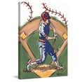 thumbnail image 2 of Marmont Hill "Baseball Player" by Reesa Qualia Painting Print on Wrapped Canvas, 2 of 5