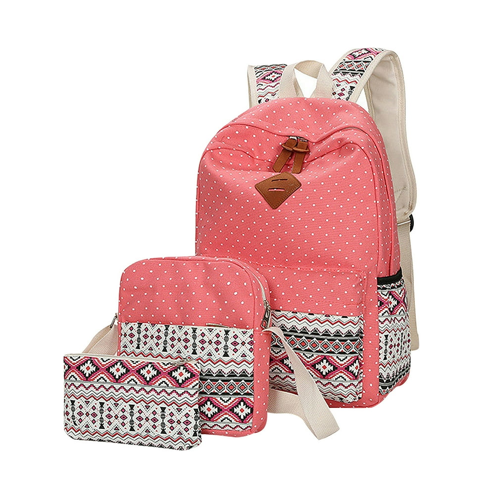 Pabby Yard Clearance School Backpacks! Fashion Canvas Backpacks for