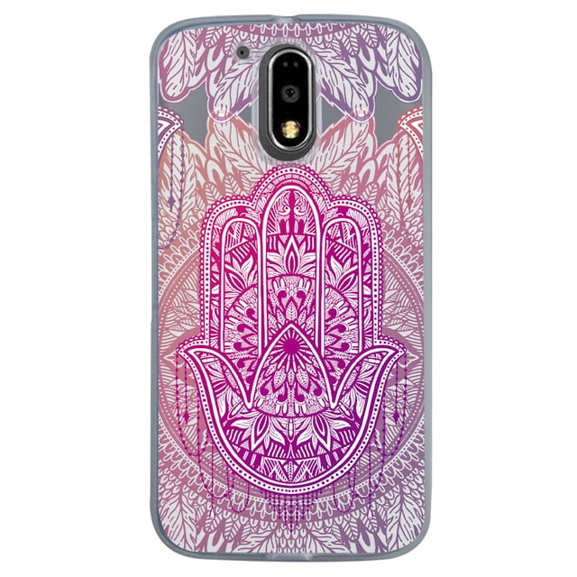 Funda para Motorola Moto G4 con diseño de Mano de Fatima InstaCase Serie Mano de Fatima Antigolpes