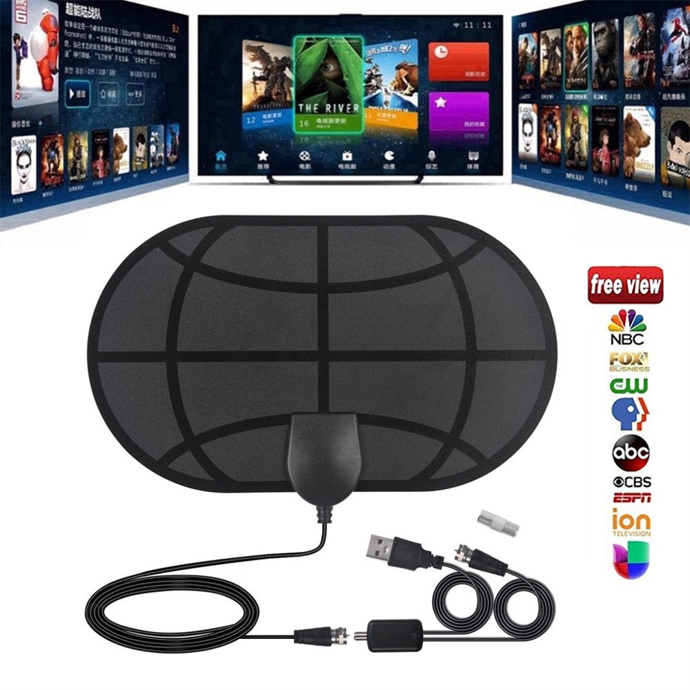 300 Mile Range Antenna TV Digital HD Skywire 4K Antena Digital Indoor
