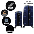 thumbnail image 5 of Juego 2 Maletas De Viaje 10 Kg Y 25 Kg Rigidas Ruedas Desmontables Y Candado Numerico, 5 of 5