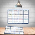 thumbnail image 4 of 2026 Wall Calendar Dry Erase Large,Blue Starry Sky Calendar Wet & Dry Erasable Laminated 12 Month Annual Yearly Planner, Reversible, Horizontal,Vertical,Including Watercolor Pen, 4 of 9