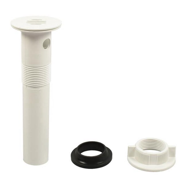 contra para lavabo con rejilla de 17.5 x 55.5 cm blanco