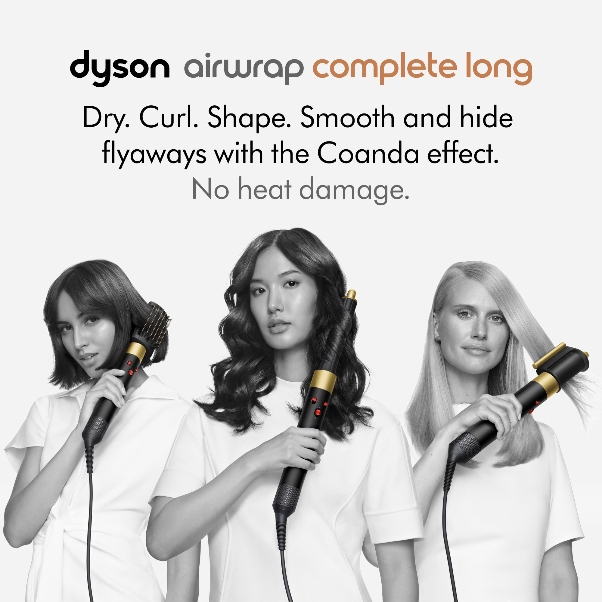 Restored Premium Dyson Airwrap™ Multi-styler Complete Long | Onyx Black/Gold (Refurbished)