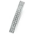 thumbnail image 2 of Pompeii 1/2Ct Pave Diamond Wedding Ring Stackable Wedding Band 14k Gold Lab Grown, 2 of 4