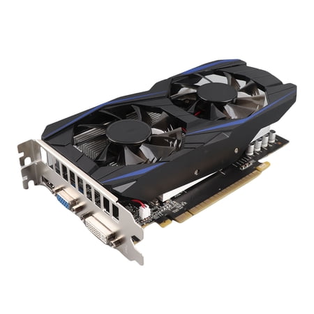 YAHHU GTX1050Ti Graphics Card 4GB DDR5 128bit 700MHz Dual Fan Desktop PC Video Card Automatic Recognition Durable PC Accessories