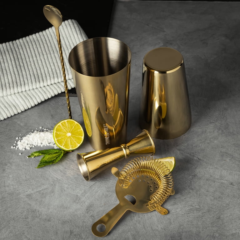 Kit Multiuso Per Bartender - Cavatappi, Grattugia, Coltello E Apribottiglie Magnetico - Blu - 5