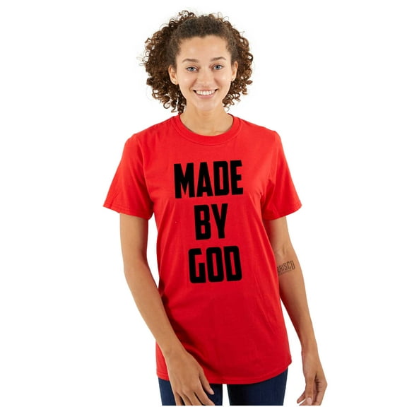 Made Religious Christ Faith Christian Men's Graphic T Shirt Tees Brisco Brands S