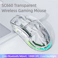 thumbnail image 2 of AULA SC660 Wireless Mouse Bluetooth Gaming Mouse 10000DPI Optical Sensor Macro Programmable Ergonomic Mice For Laptop PC Gamer, 2 of 9