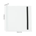 thumbnail image 4 of 12 Pocket Games Card Binder Holds 480 Cards Scratchproof Waterproof Dustproof Trading Album Display Holder White, 4 of 8