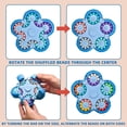 thumbnail image 4 of Magic Bean Puzzle Toy, Magic Bean Cube giratorio 2 en 1, Magic Ball Brain Teaser STEM Game, regalo de promoción de grado para niños, niñas, mayores de 3 años, adolescentes con TDAH y regalo, 4 of 5