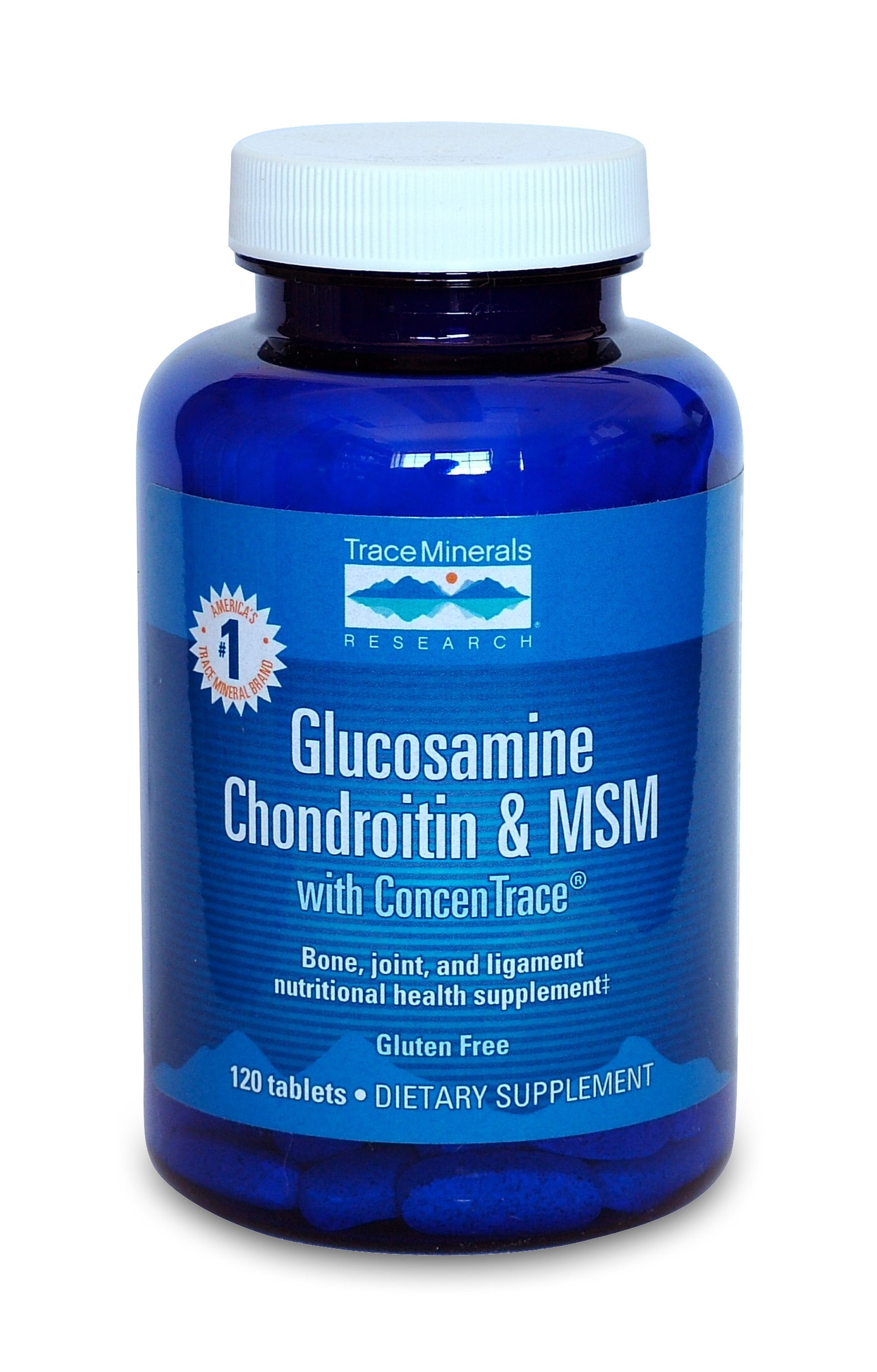 Glucosamine Chondroitin MSM Trace Minerals 120 Tabs