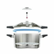 Kuhn Rikon Duromatic Stainless Steel Saucepan Pressure Cooker, 7 Qt