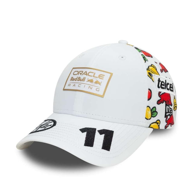 Gorra New Era Red Bull Racing F1 9Forty Sergio Pérez GP de Las Vegas, color blanco