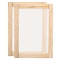 thumbnail image 1 of Unique Bargains Silk Screen Printing Frame Kit 40x30cm Wooden with 120 Mesh, 2 Pieces, 1 of 7