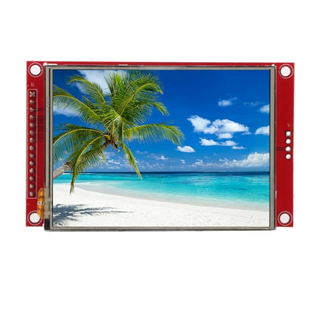 Boaby Módulo de Pantalla LCD Módulo de Pantalla LCD TFT de Interfaz periférica en Serie de 3,2 Pulgadas 240 * 320 con Jaula para Tarjetas SD(1)
