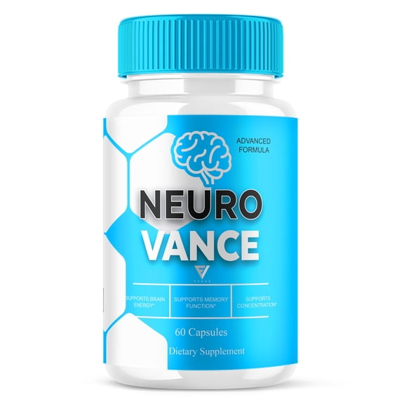 Neuro Vance Nootropic Pills, NeuroVance Memory & Focus  Support Formula Pills (60 Capsules)