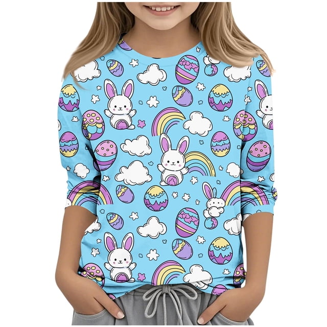 Eres más que una prueba Puntuación Estilo de camisa Niños Día de Pascua Imprimir 3/4 Manga Cuello redondo Casual Top Boys Camisas de manga larga Tamaño 12-14 Juventud