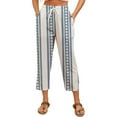 thumbnail image 3 of Women's Boho Palazzo Pants Wide Leg Beach Pants High Waisted Lounge Pants with Pockets, 3 of 7