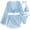Sky Blue, variant on Staron Summer Bikini Set for Women Four-Piece Bandage Swimsuit Push-Up Padded Beachwear Cover Up Skirt Tassel Mesh Casual Vacation, Pink XL