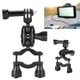 thumbnail image 5 of Soporte de montaje de espejo de estructura científica y razonable de ABS duradero soporte de espejo interior rotación de 360 ​​ para navegación GPS teléfono, 5 of 8