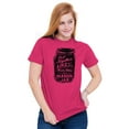 thumbnail image 3 of Together Like Moonshine and Mason Jar Women's Graphic T Shirt Tees Brisco Brands L, 3 of 6