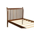 thumbnail image 6 of Twin Platform Bed Frame, Wood Twin Size Bed Frame, Platform Bed with Headboard & Footboard and Solid Wood Slat Support, No Box Spring Needed (Walnut), 6 of 7