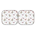 thumbnail image 5 of Lsque Funny Chicken 2 PCS Windshield Sun Shade | CarFoldable Window Covers | Car Accessories Reflect UV for Universal Cars SUV Truck | Large, 5 of 7