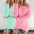 thumbnail image 2 of Sweaters for Women Fall and Winter Comfortable and resistant to pilling SuitableMulti-color XXXXXL Womens Sweaters, 2 of 5