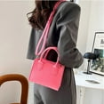 thumbnail image 2 of CoCopeanut Women Portable Shoulder Message Bag Pure Felt Mini Purse Tote Bag Female Crossbody Bag Luxury Design Handbag Shopper Tote Bag, 2 of 6