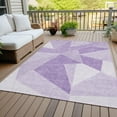 thumbnail image 6 of Addison Rugs Chantille Indoor/Outdoor Transitional Geometric Lilac Washable Rectangle Rug, 3' x 5', 6 of 6