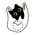 thumbnail image 4 of Reloj de Pared con Diseño de Gato, Movimiento Silencioso, Números Arábigos, Acrílico, Ideal para El Aula, La Oficina, La Habitación de Los Niños, El H, 4 of 10