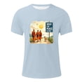 thumbnail image 3 of Wxolcjlv Mens T-Shirts Peace Walk Monk Graphic Printed Short Sleeve Tee Shirts Comfortable Stylish Summer Tee Tops, 3 of 3