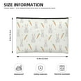 thumbnail image 3 of Cauagu Retro Rabbit for Tyvek Makeup Bag,Reusable Travel Cosmetic Bag Women Organizer Toiletry Bag Birthday,Gifts for Women Girlfriend Mom Teacher 6.5’’*8.9’’, 3 of 7