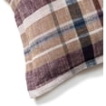 thumbnail image 3 of Stitch N String 18x18 and 12x16 Cotton Boho Textured Plaid Rust Brown Throw Pillow Cushion Covers Set of 2 Indoor and Outdoor, 3 of 5