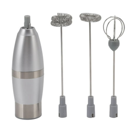 

price crash Electric Milk Frother Handheld Battery Operated Drink Mixer Portable Electric Eggbeater with Stainless Steel Whisk