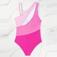 thumbnail image 5 of Swimsuit Bathing Suit V Neck High Support Sculpting Swimwear Pink Plus Size Swimsuit For Women, 5 of 6